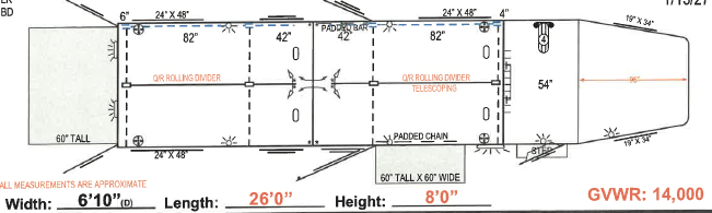 2027 4-Star 2+2 - White -  4 Horse Straight Load Gooseneck Horse Trailer